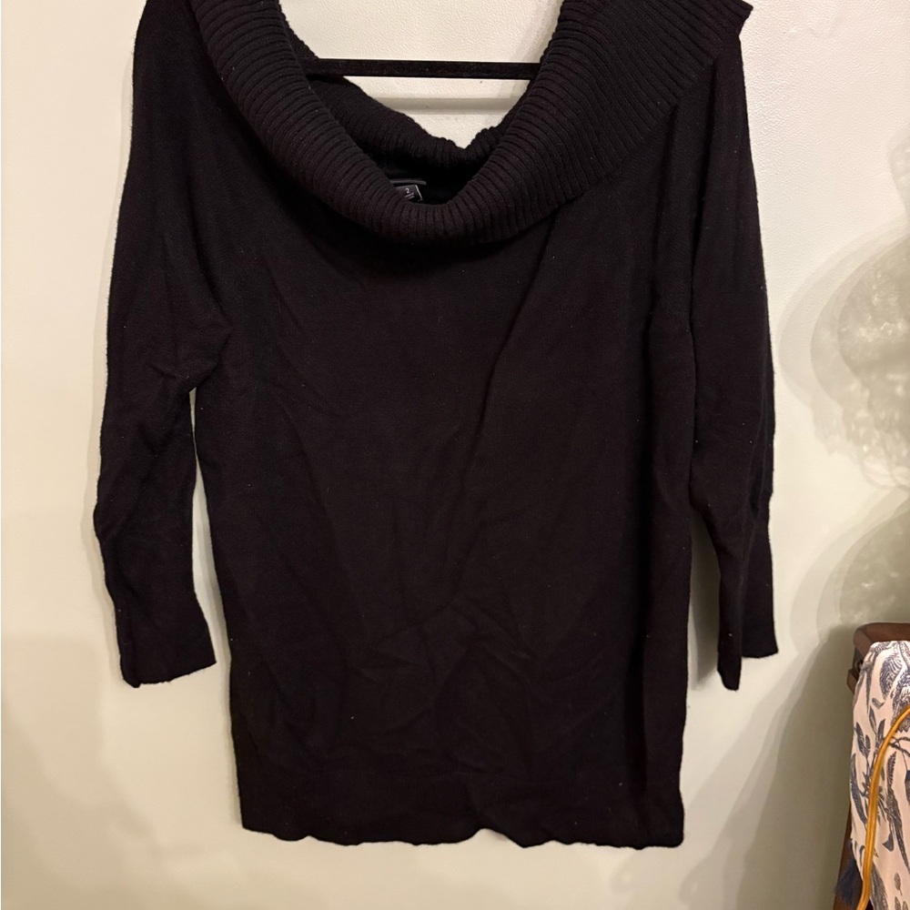 Torrid Black Cowl Neck Sweater